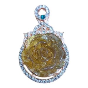 Natural Green Amber Pendant