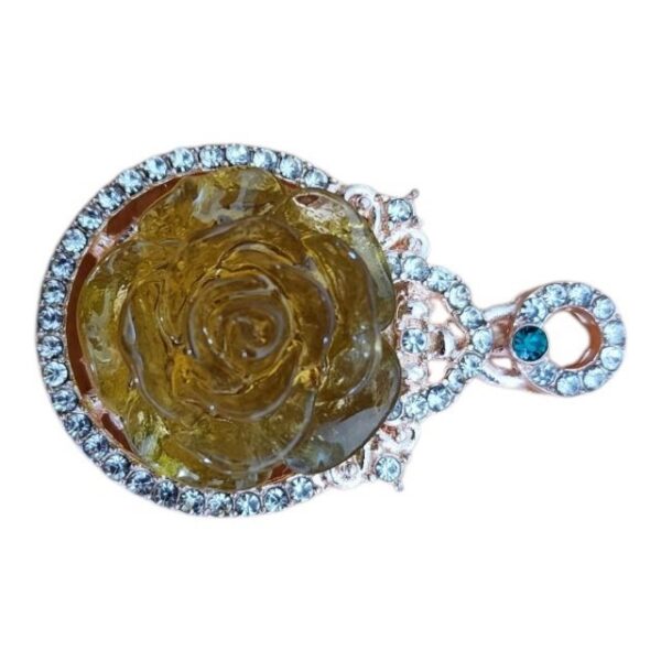 Natural Green Amber Pendant - Image 2