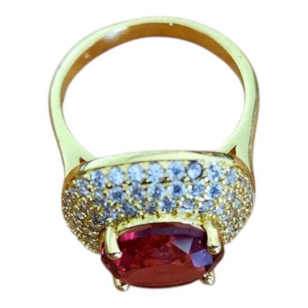 Raspberry Rhodolite Garnet 8 Ring - Image 3