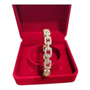 Gold Plated Link Bangle