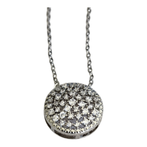 Cubic Zirconia Sterling Silver Pendant