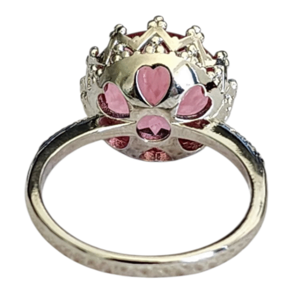18k White Gold Morganite 8 Ring - Image 3