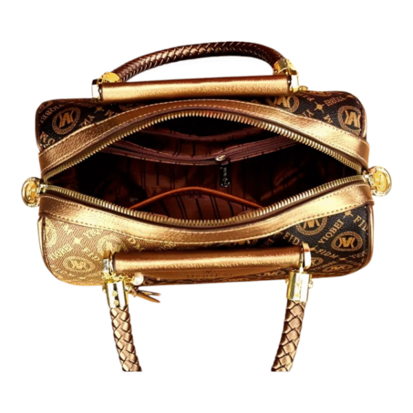 Luxury Faux Leather Handbag - Image 3