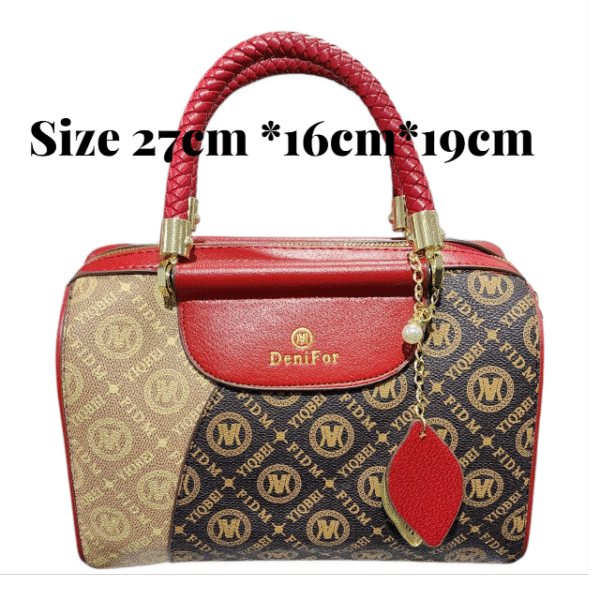 Luxury Faux Leather Handbag - Image 2
