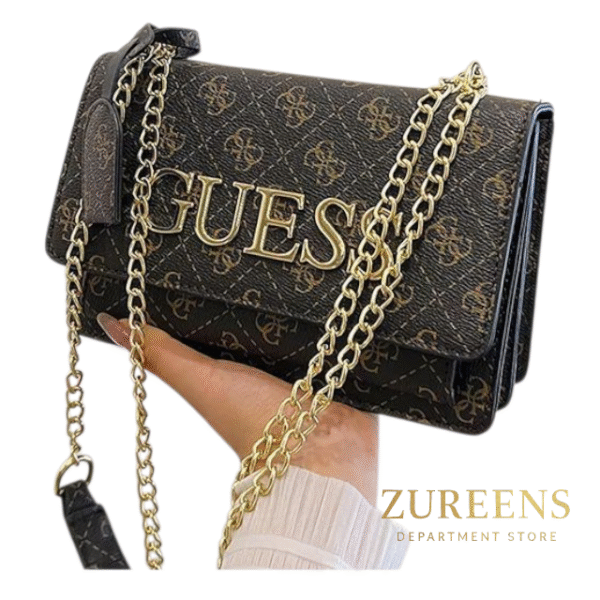 Guess Small Chain Shoulder Bag - Image 6