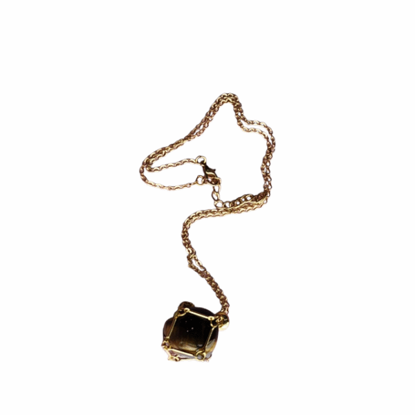 Natural Tiger Eye Crystal Stone Pendant - Image 2