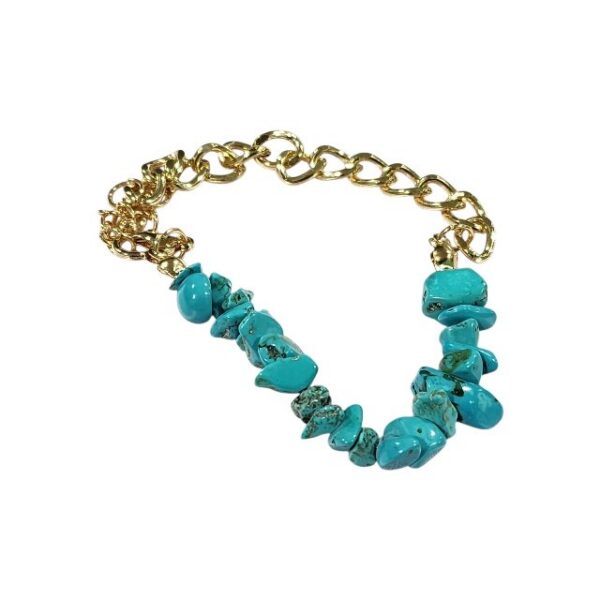Adjustable Stainless Steel Bracelet – Natural Stone Beads - Image 6