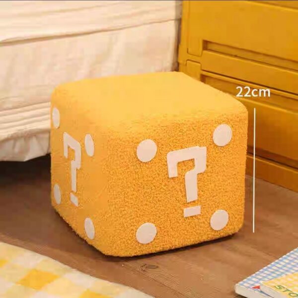 Solid Wood Mushroom And Dice Style 2pc Set Stool - Image 7
