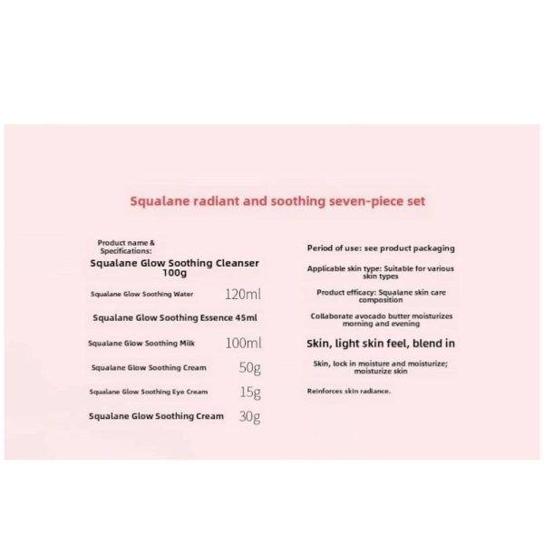 Squalane Radiant and Soothing 7pc Face Cream - Image 4