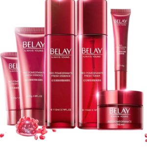 Pomegranate 6pc Skin Care Hyaluronic Acid Set