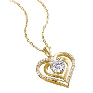 1.0ct Moissanite Sterling Silver Necklace