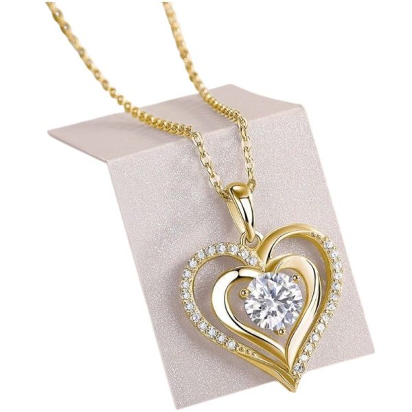 1.0ct Moissanite Sterling Silver Necklace - Image 2