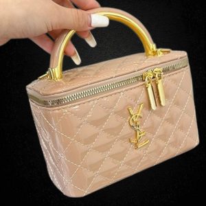 Shiny Womens Bucket Faux Leather Bag
